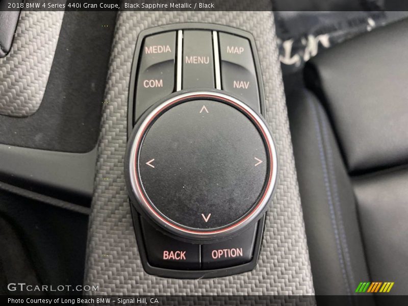 Black Sapphire Metallic / Black 2018 BMW 4 Series 440i Gran Coupe
