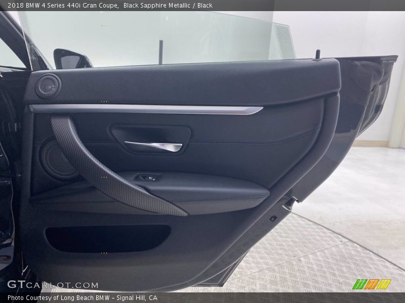 Black Sapphire Metallic / Black 2018 BMW 4 Series 440i Gran Coupe