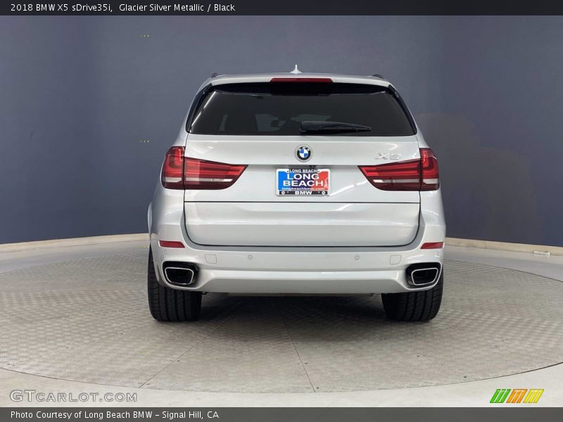 Glacier Silver Metallic / Black 2018 BMW X5 sDrive35i