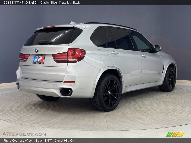 Glacier Silver Metallic / Black 2018 BMW X5 sDrive35i