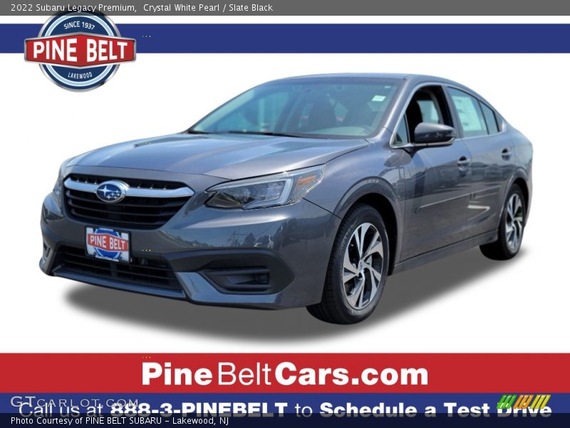 Crystal White Pearl / Slate Black 2022 Subaru Legacy Premium