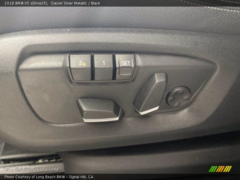 Glacier Silver Metallic / Black 2018 BMW X5 sDrive35i