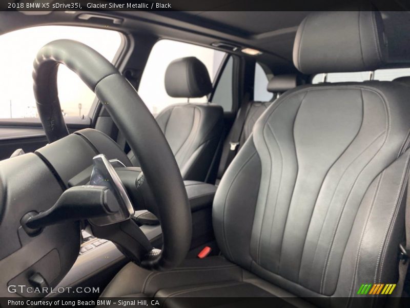 Glacier Silver Metallic / Black 2018 BMW X5 sDrive35i