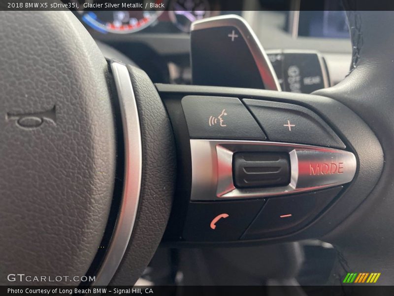 Glacier Silver Metallic / Black 2018 BMW X5 sDrive35i