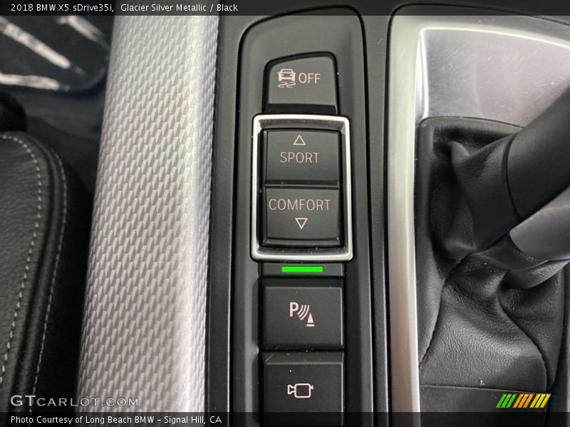Glacier Silver Metallic / Black 2018 BMW X5 sDrive35i