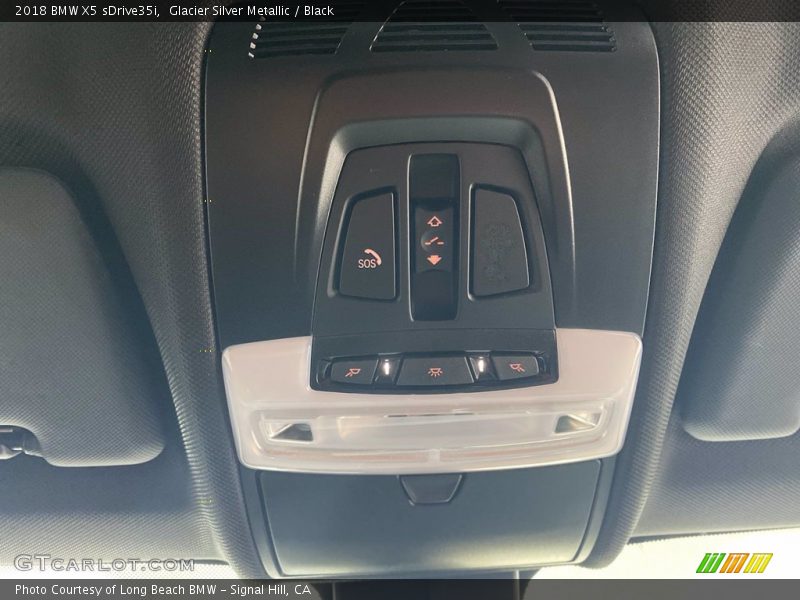 Glacier Silver Metallic / Black 2018 BMW X5 sDrive35i