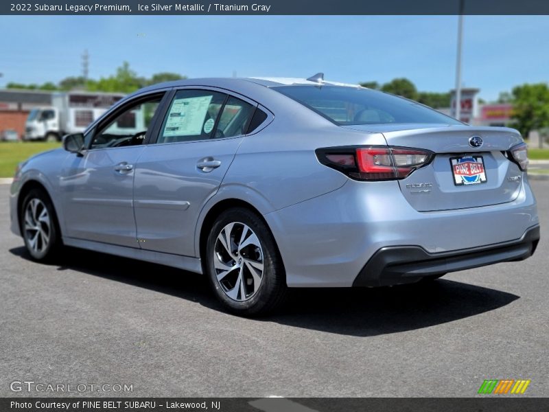 Ice Silver Metallic / Titanium Gray 2022 Subaru Legacy Premium