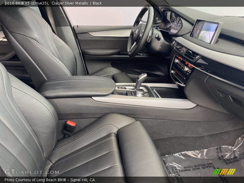 Glacier Silver Metallic / Black 2018 BMW X5 sDrive35i