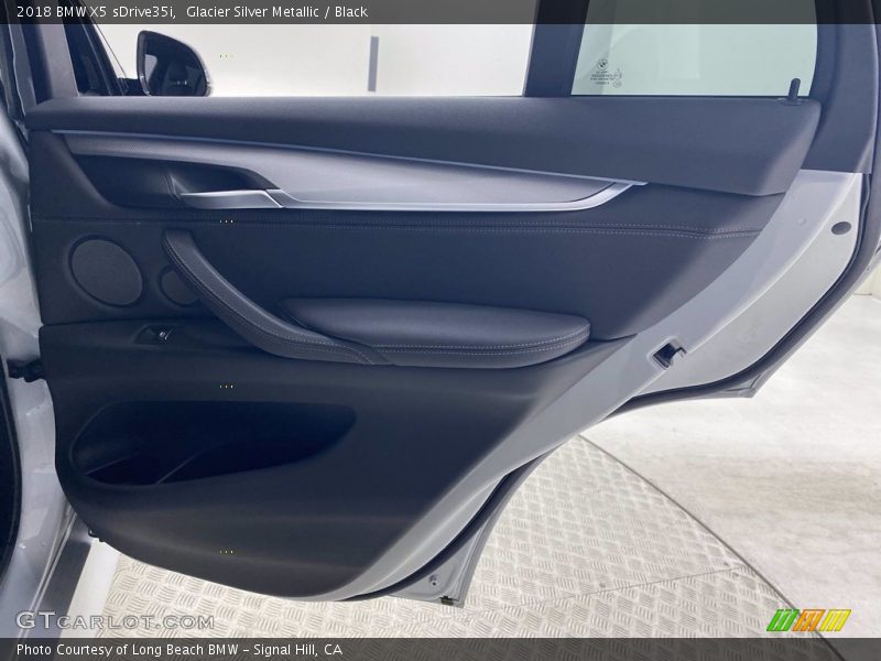 Glacier Silver Metallic / Black 2018 BMW X5 sDrive35i