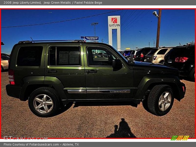 Jeep Green Metallic / Pastel Pebble Beige 2008 Jeep Liberty Limited