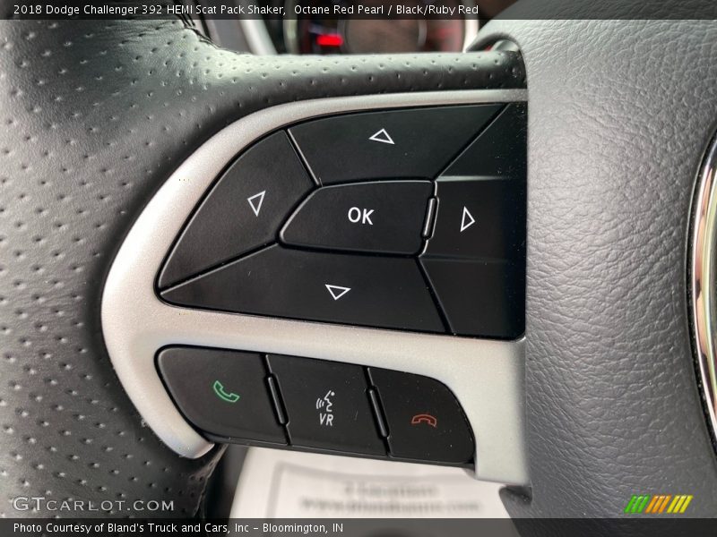 Octane Red Pearl / Black/Ruby Red 2018 Dodge Challenger 392 HEMI Scat Pack Shaker