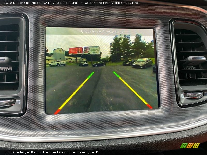Octane Red Pearl / Black/Ruby Red 2018 Dodge Challenger 392 HEMI Scat Pack Shaker