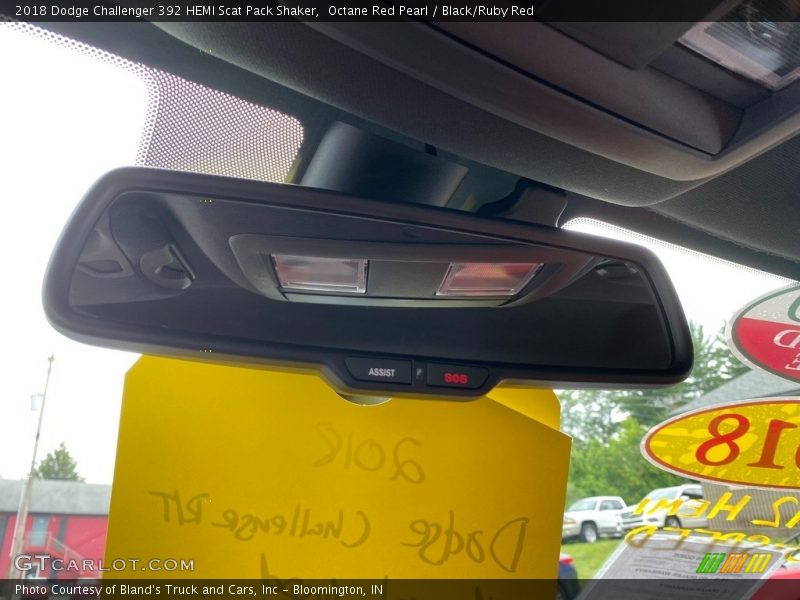 Octane Red Pearl / Black/Ruby Red 2018 Dodge Challenger 392 HEMI Scat Pack Shaker