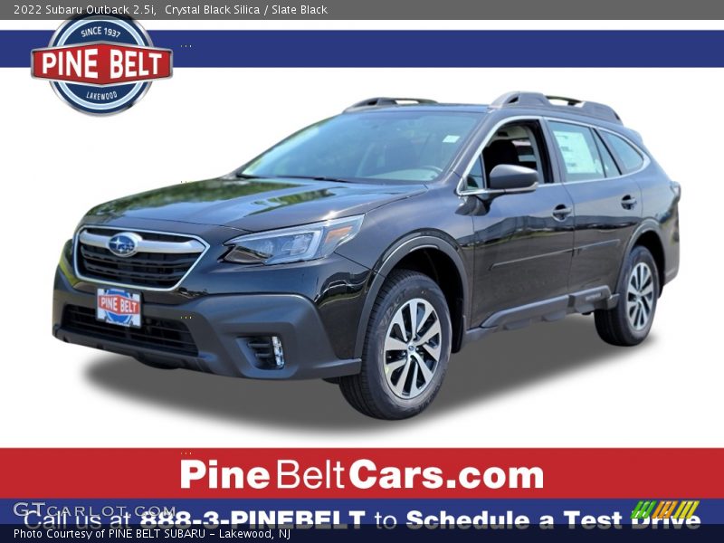 Crystal Black Silica / Slate Black 2022 Subaru Outback 2.5i