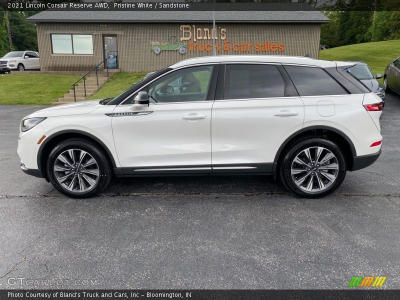 Pristine White / Sandstone 2021 Lincoln Corsair Reserve AWD