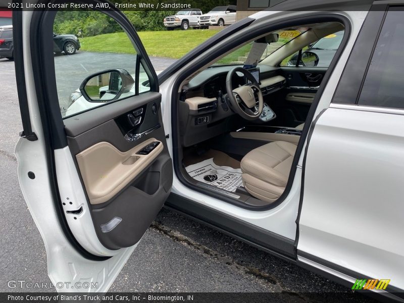 Front Seat of 2021 Corsair Reserve AWD