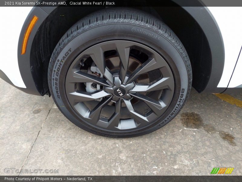 Glacial White Pearl / Black 2021 Kia Sorento SX-Prestige AWD