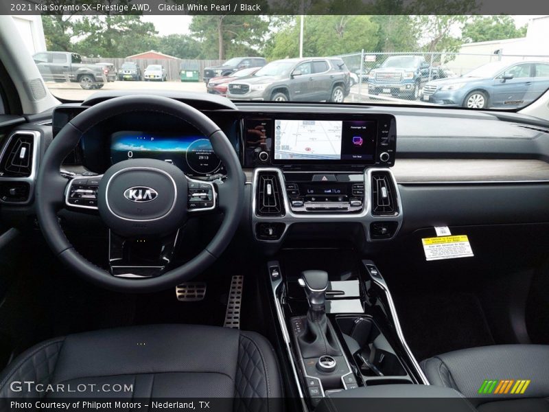 Dashboard of 2021 Sorento SX-Prestige AWD