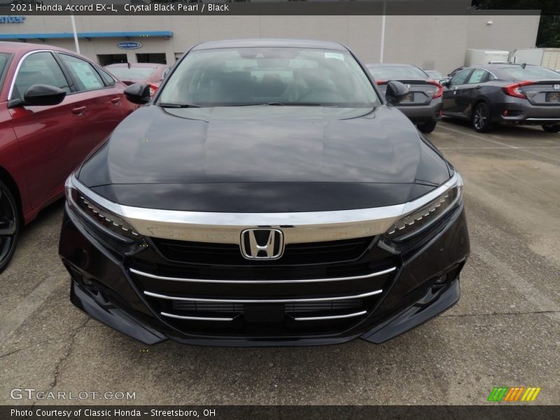 Crystal Black Pearl / Black 2021 Honda Accord EX-L