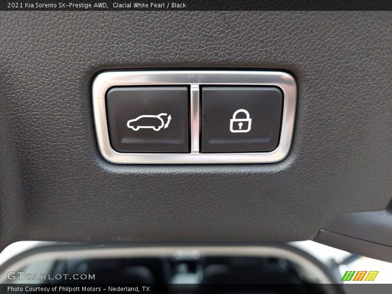 Glacial White Pearl / Black 2021 Kia Sorento SX-Prestige AWD