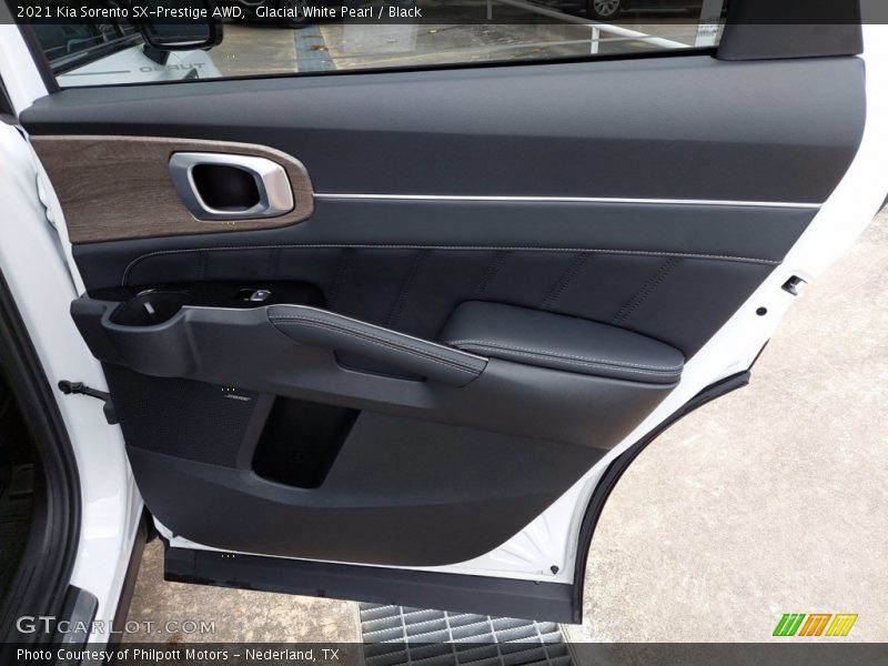 Glacial White Pearl / Black 2021 Kia Sorento SX-Prestige AWD