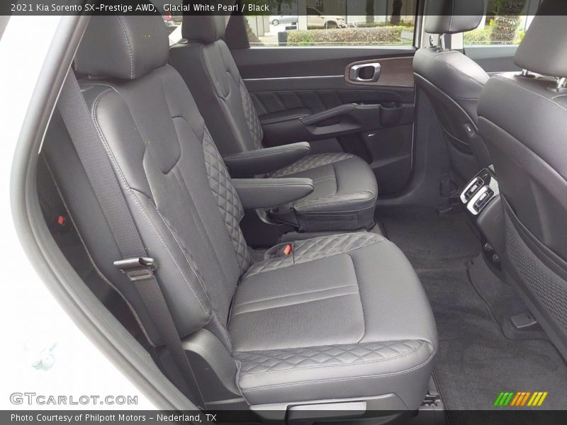 Glacial White Pearl / Black 2021 Kia Sorento SX-Prestige AWD