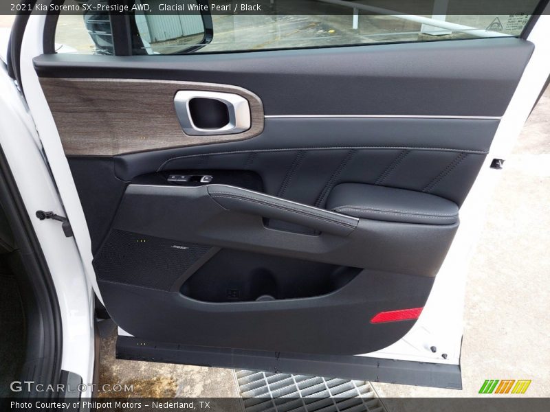 Glacial White Pearl / Black 2021 Kia Sorento SX-Prestige AWD