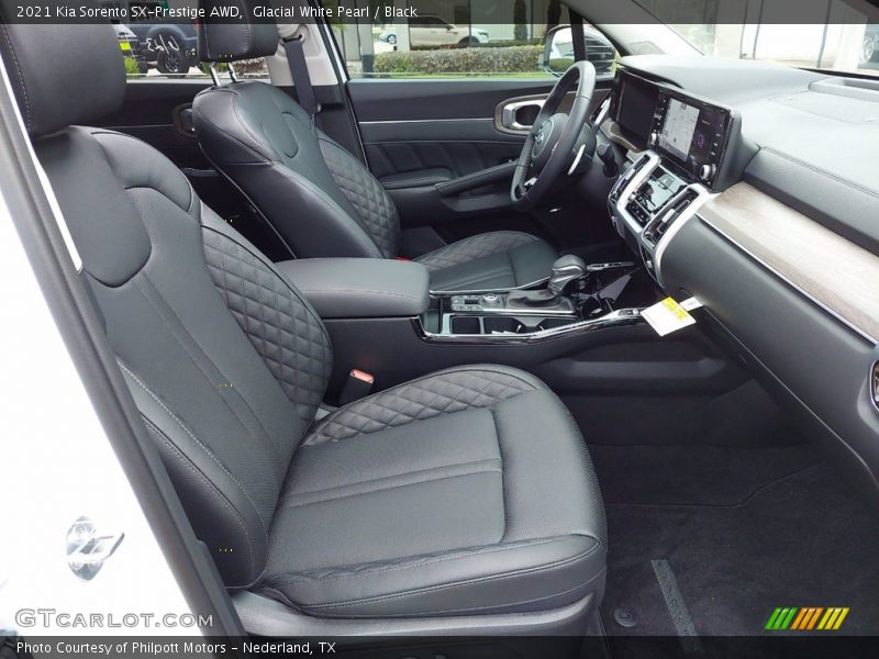Glacial White Pearl / Black 2021 Kia Sorento SX-Prestige AWD