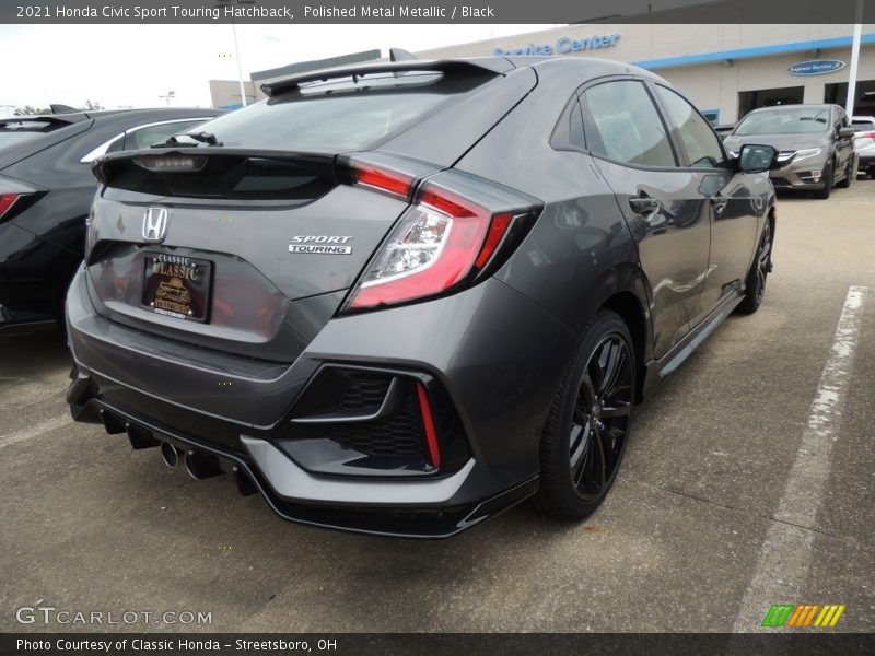 Polished Metal Metallic / Black 2021 Honda Civic Sport Touring Hatchback