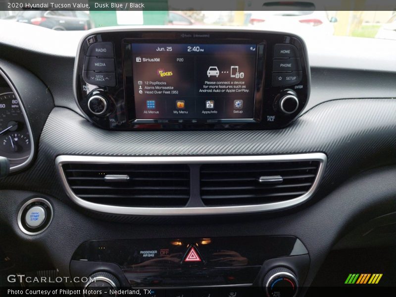 Dusk Blue / Black 2020 Hyundai Tucson Value