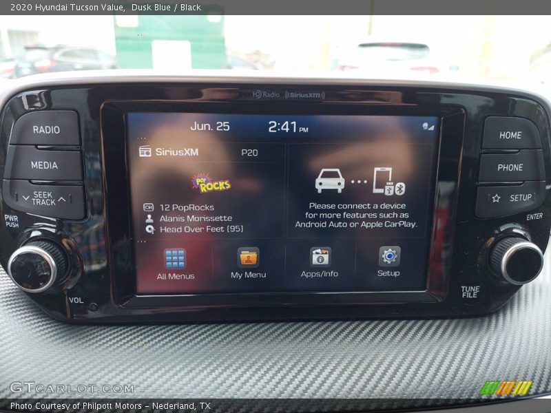Dusk Blue / Black 2020 Hyundai Tucson Value