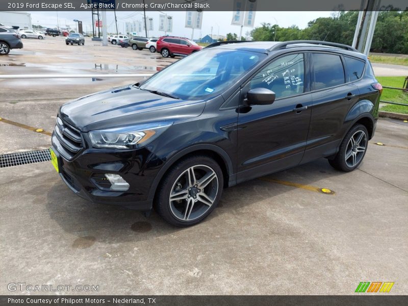 Agate Black / Chromite Gray/Charcoal Black 2019 Ford Escape SEL