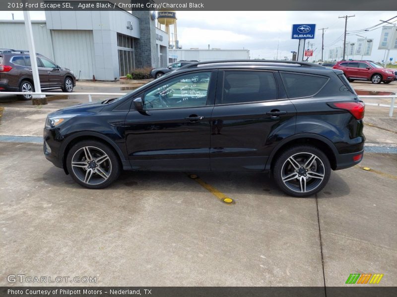 Agate Black / Chromite Gray/Charcoal Black 2019 Ford Escape SEL