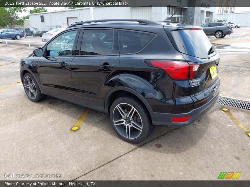 Agate Black / Chromite Gray/Charcoal Black 2019 Ford Escape SEL