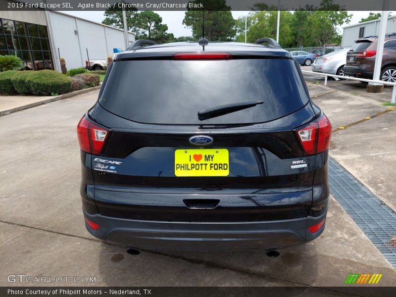 Agate Black / Chromite Gray/Charcoal Black 2019 Ford Escape SEL