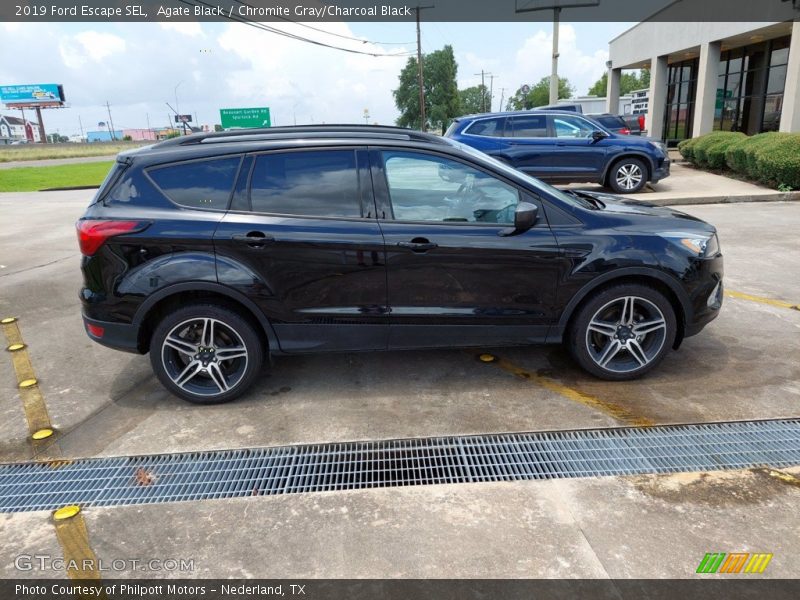 Agate Black / Chromite Gray/Charcoal Black 2019 Ford Escape SEL