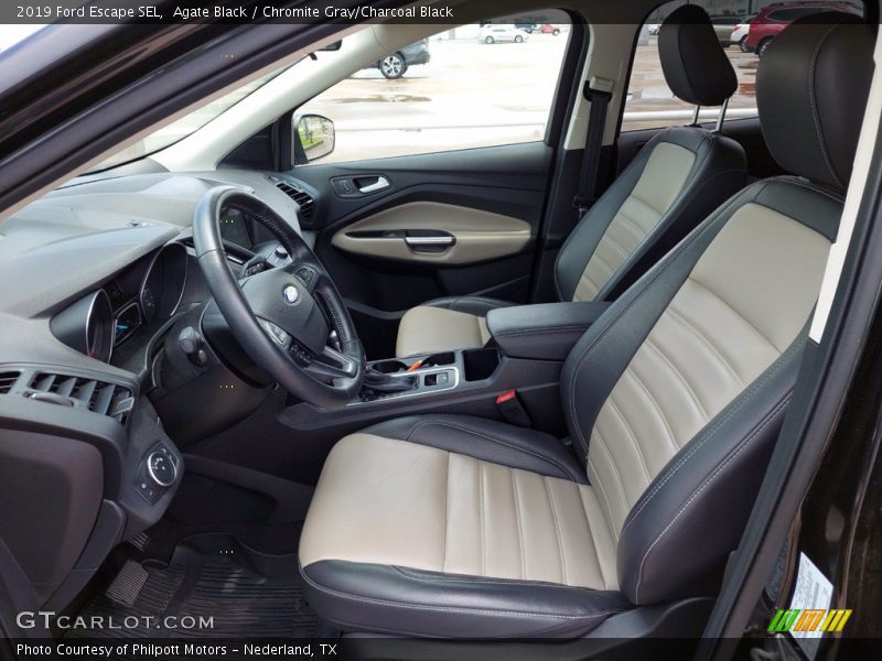 Agate Black / Chromite Gray/Charcoal Black 2019 Ford Escape SEL