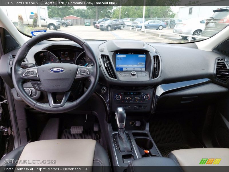 Agate Black / Chromite Gray/Charcoal Black 2019 Ford Escape SEL