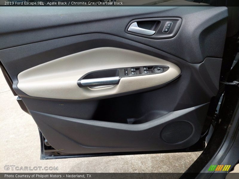 Agate Black / Chromite Gray/Charcoal Black 2019 Ford Escape SEL