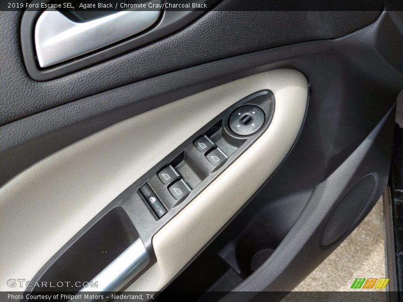 Agate Black / Chromite Gray/Charcoal Black 2019 Ford Escape SEL