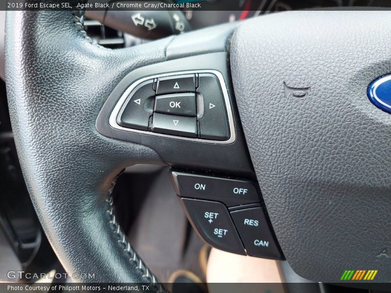 Agate Black / Chromite Gray/Charcoal Black 2019 Ford Escape SEL