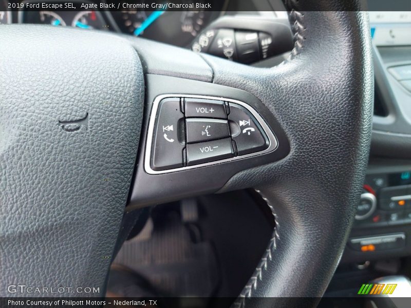Agate Black / Chromite Gray/Charcoal Black 2019 Ford Escape SEL