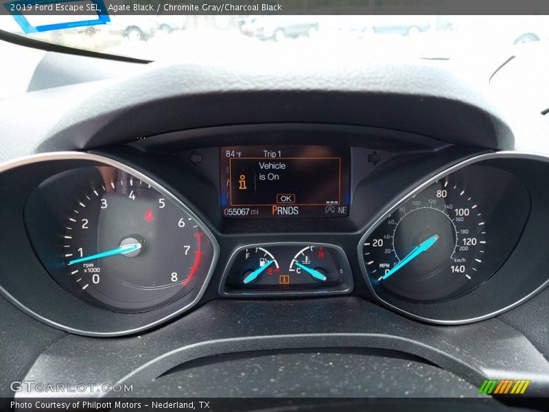 Agate Black / Chromite Gray/Charcoal Black 2019 Ford Escape SEL