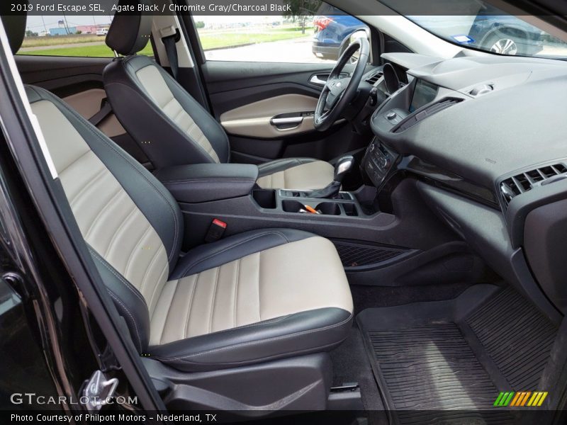 Agate Black / Chromite Gray/Charcoal Black 2019 Ford Escape SEL