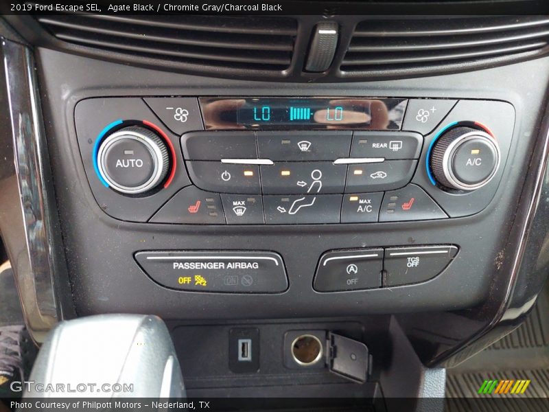 Agate Black / Chromite Gray/Charcoal Black 2019 Ford Escape SEL