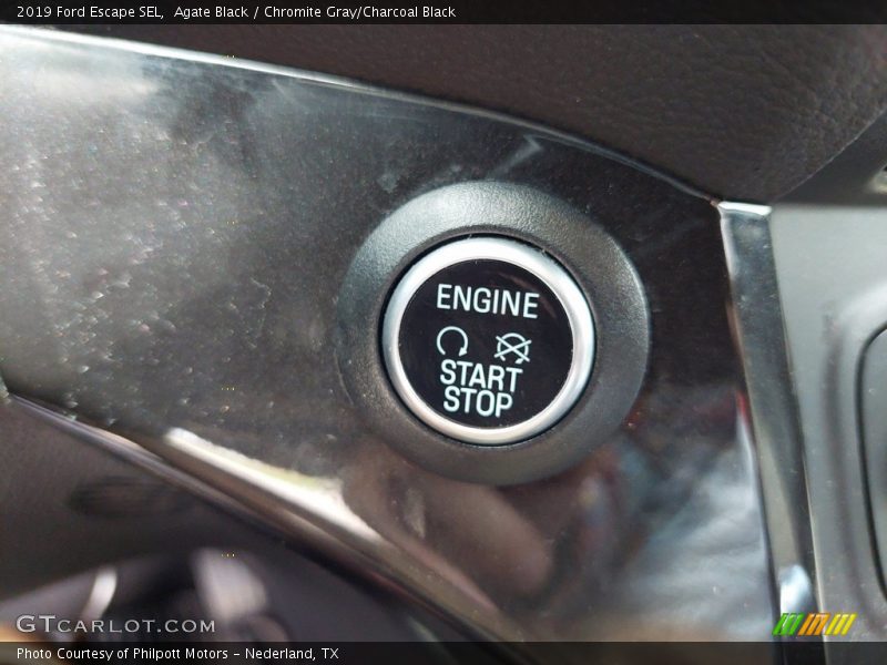 Agate Black / Chromite Gray/Charcoal Black 2019 Ford Escape SEL