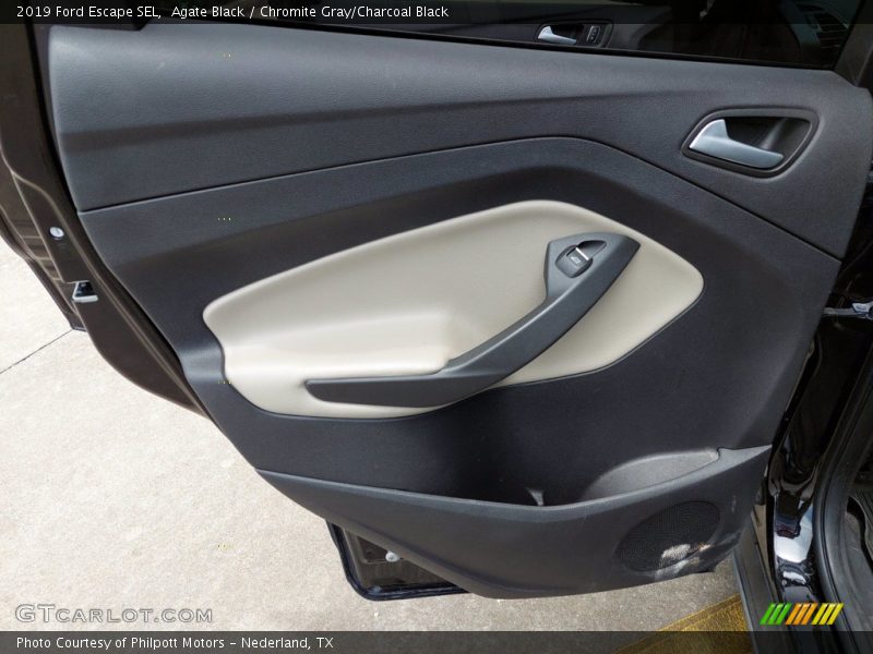 Agate Black / Chromite Gray/Charcoal Black 2019 Ford Escape SEL