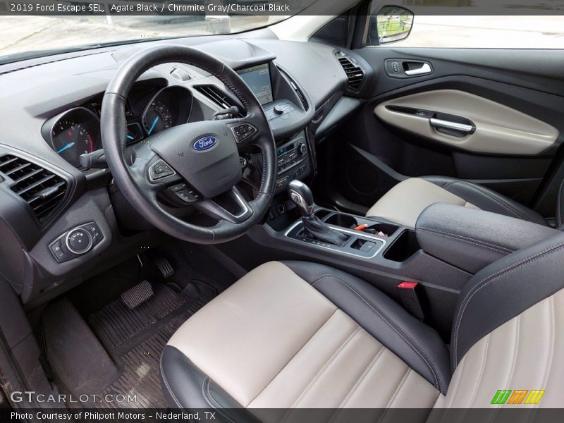 Agate Black / Chromite Gray/Charcoal Black 2019 Ford Escape SEL