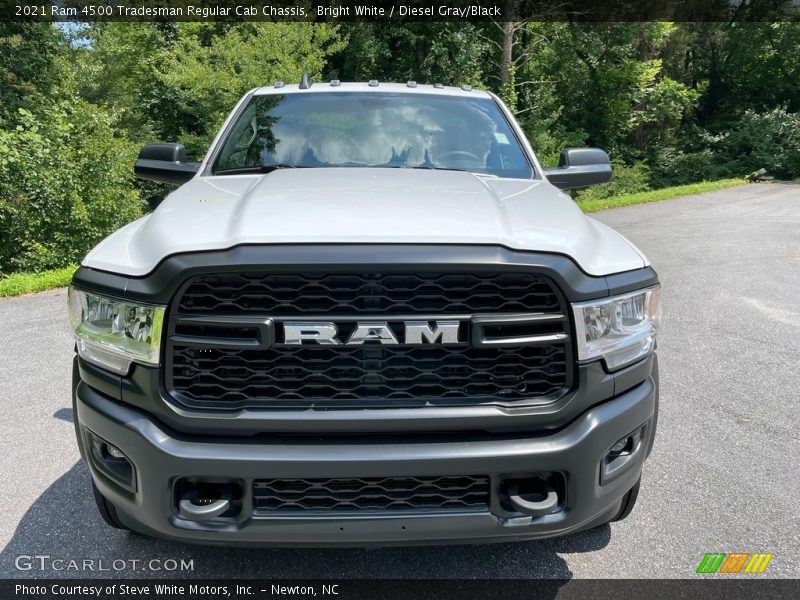 Bright White / Diesel Gray/Black 2021 Ram 4500 Tradesman Regular Cab Chassis