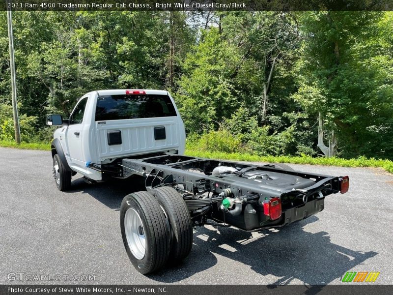 Bright White / Diesel Gray/Black 2021 Ram 4500 Tradesman Regular Cab Chassis